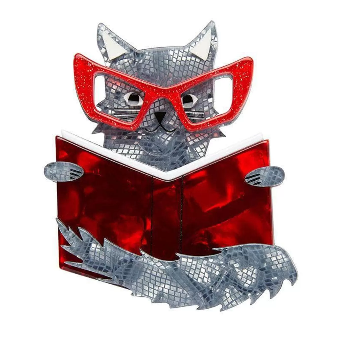 Erstwilder Puss In Books Brooch* Brooches
