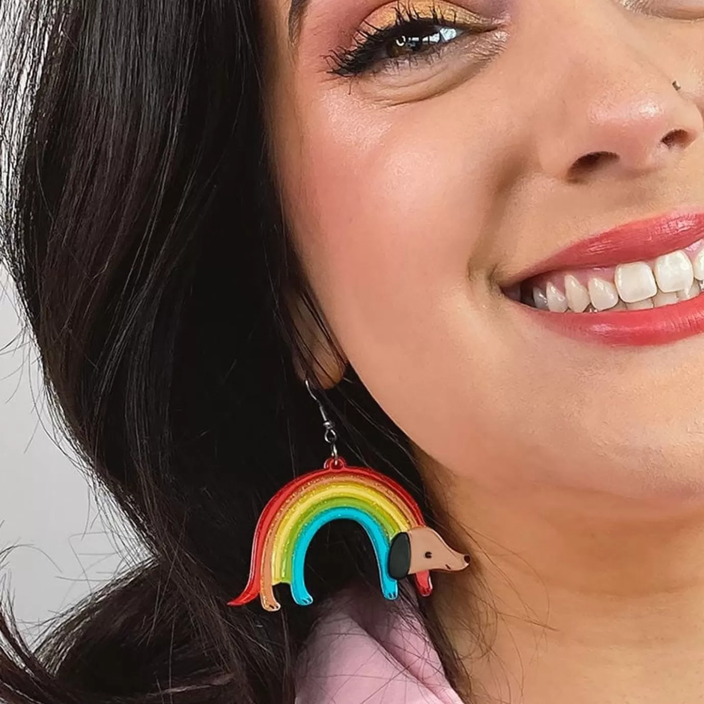 Erstwilder Rainbow Ruff Earrings* Earrings