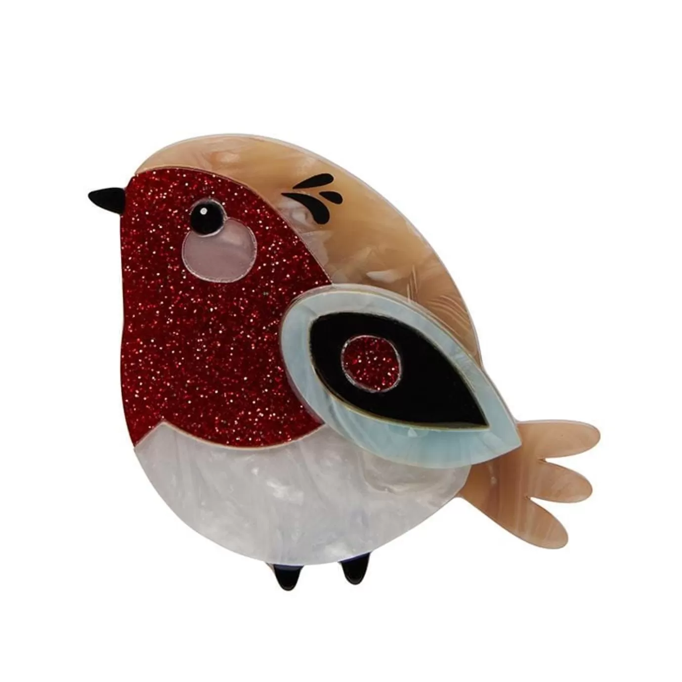 Erstwilder Red Robbin Brooch* Brooches
