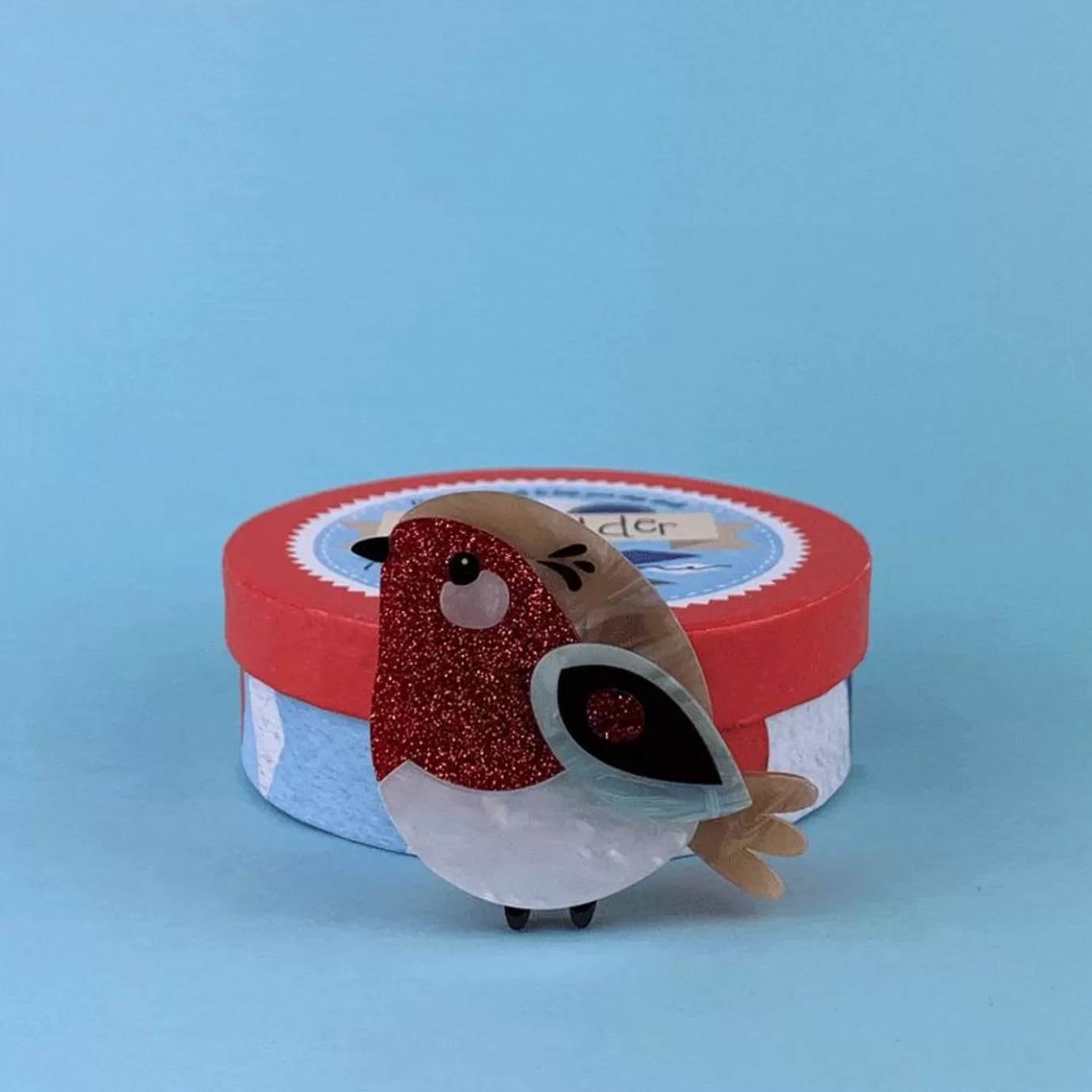 Erstwilder Red Robbin Brooch* Brooches