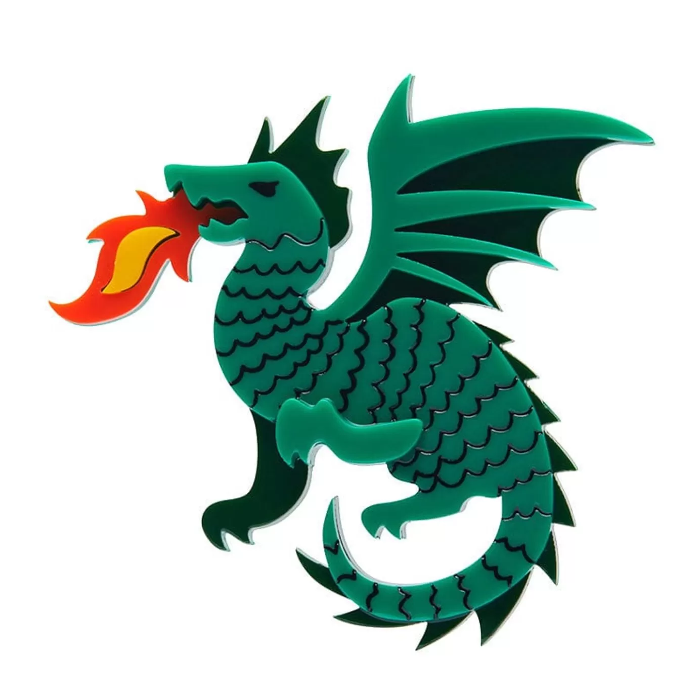 Erstwilder Reign Of Fire Brooch* Brooches