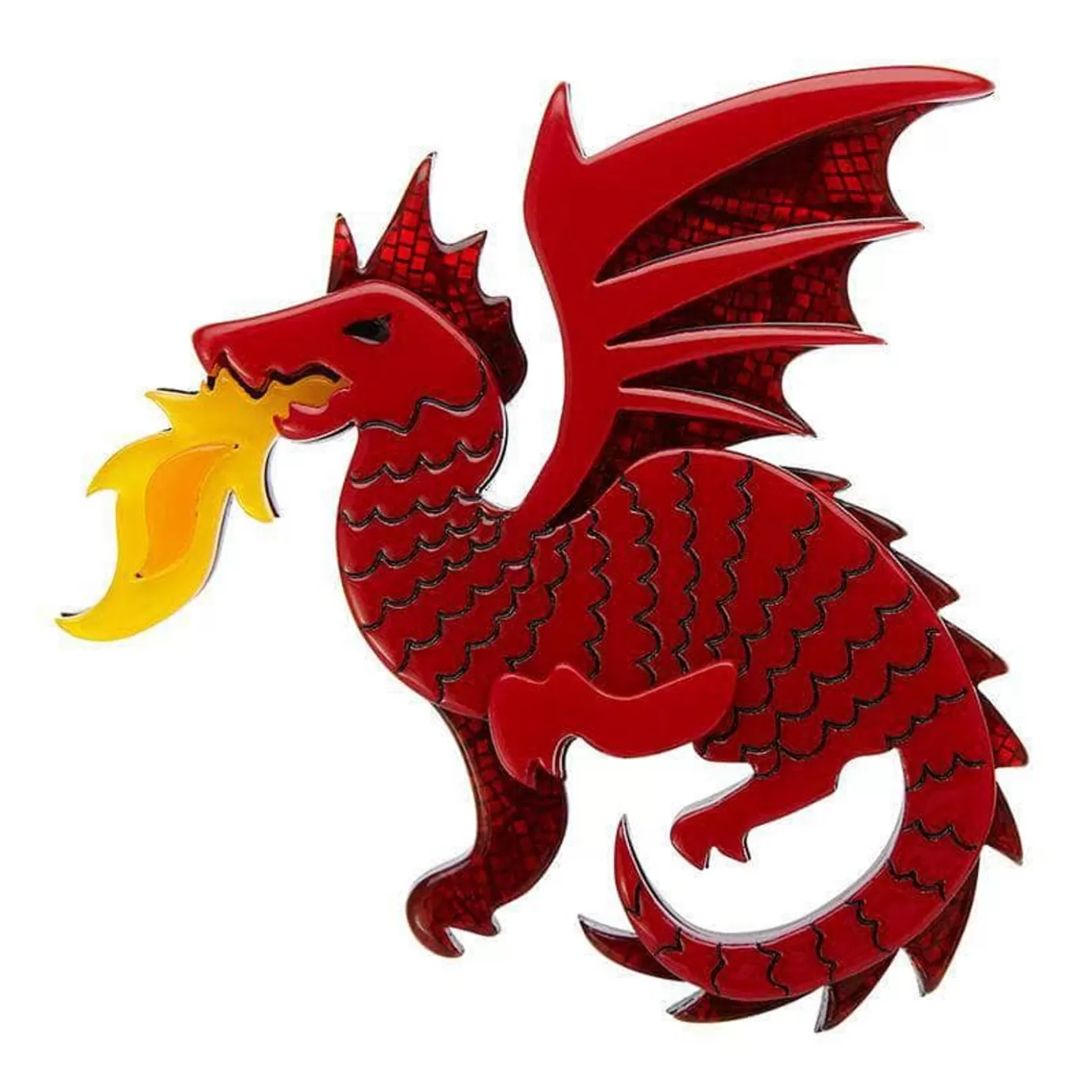 Erstwilder Reign Of Fire Brooch* Brooches