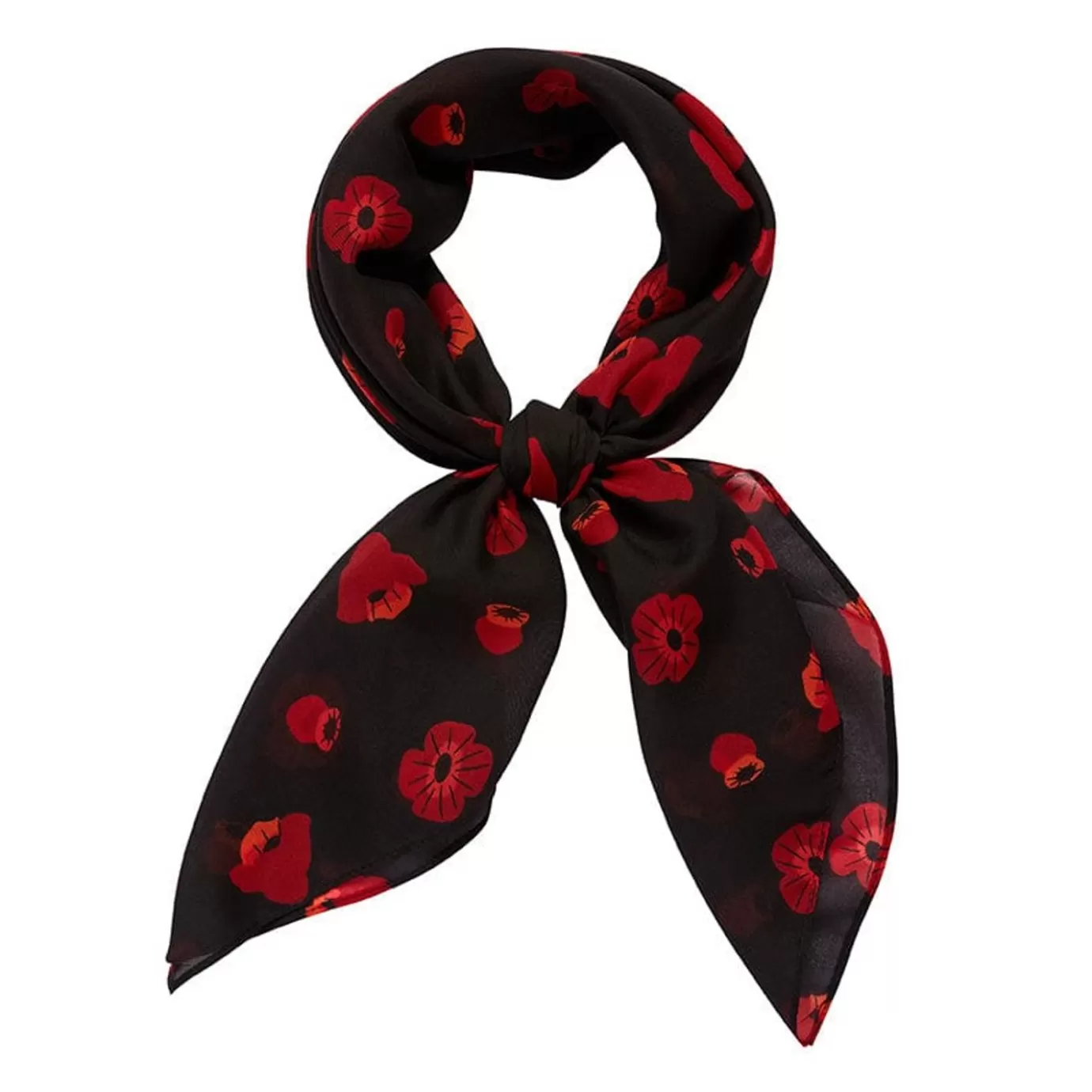Erstwilder Remembrance Poppy Head Scarf* Scarves