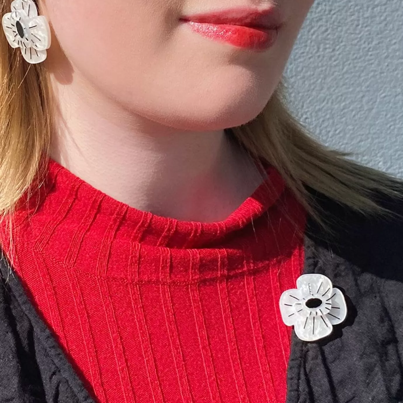 Erstwilder Remembrance Poppy Mini Brooch* Brooches