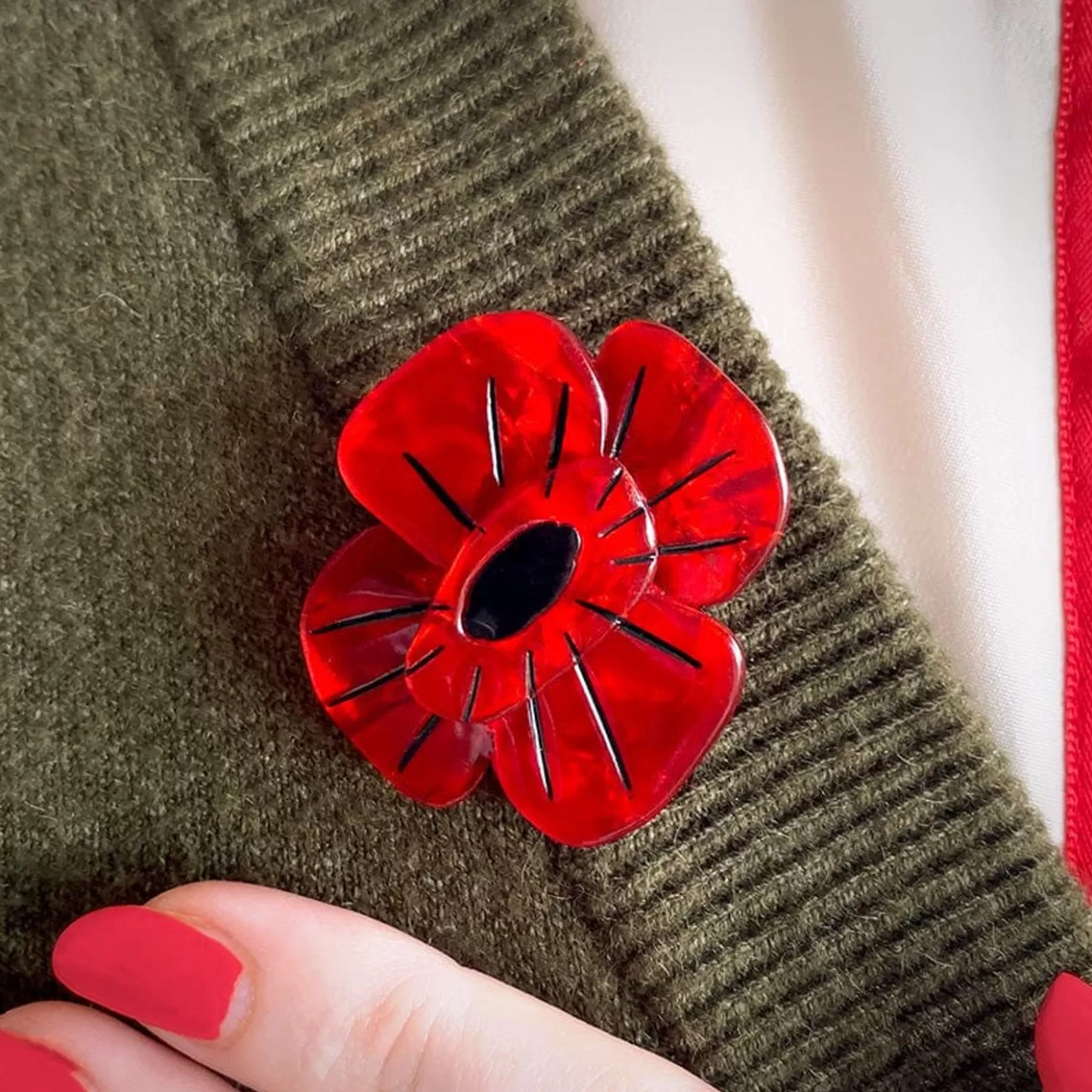 Erstwilder Remembrance Poppy Mini Brooch* Brooches