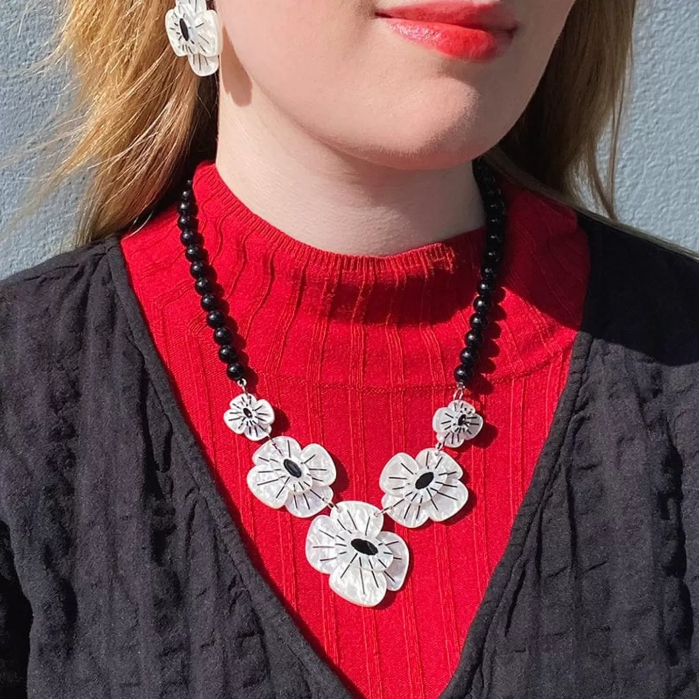 Erstwilder Remembrance Poppy Necklace* Necklaces