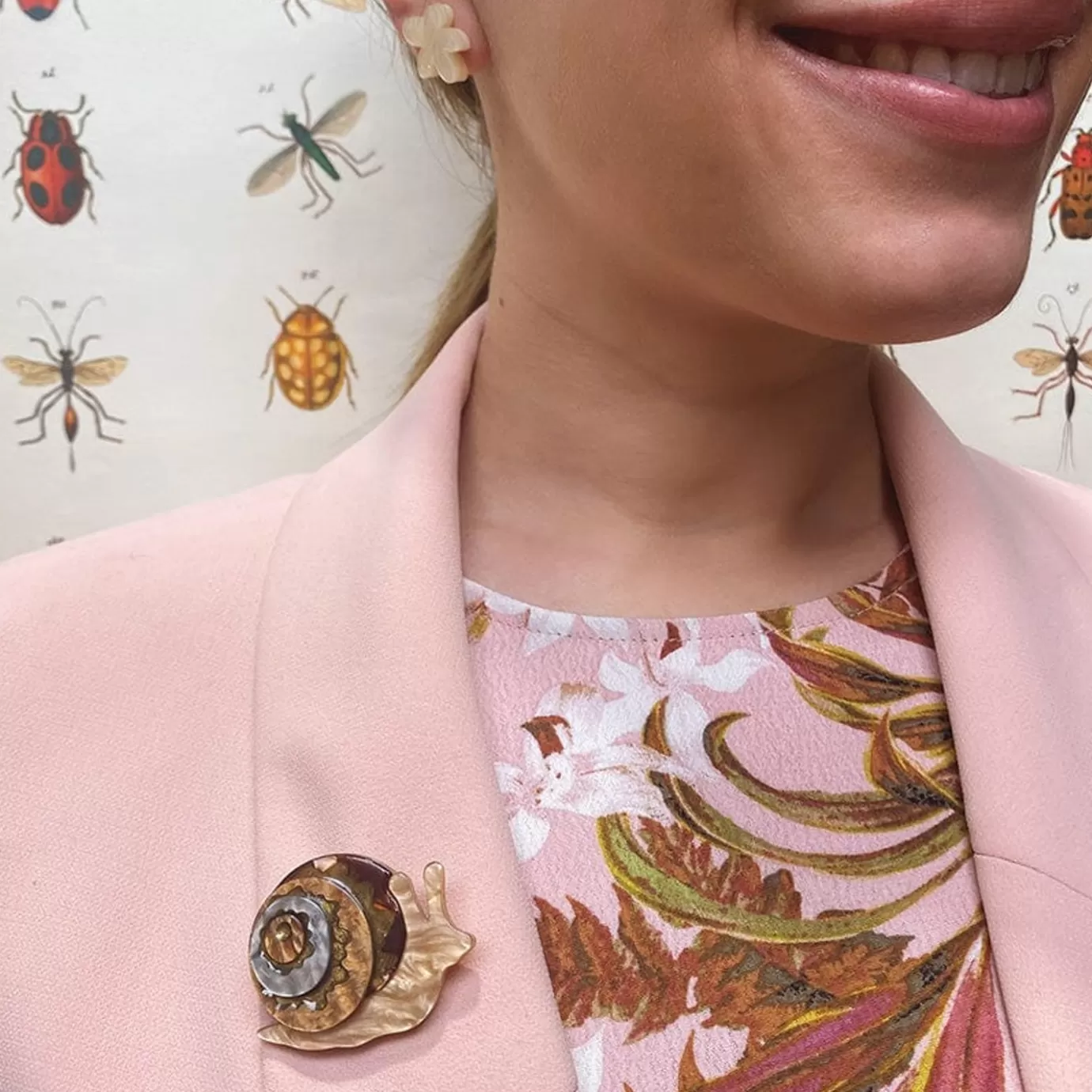 Erstwilder Reticulated Rebel Mini Brooch* Brooches