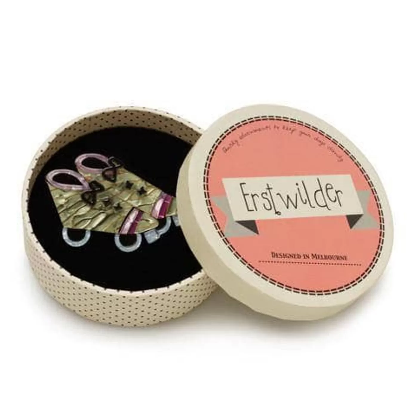 Erstwilder Retro Rollers Brooch* Brooches
