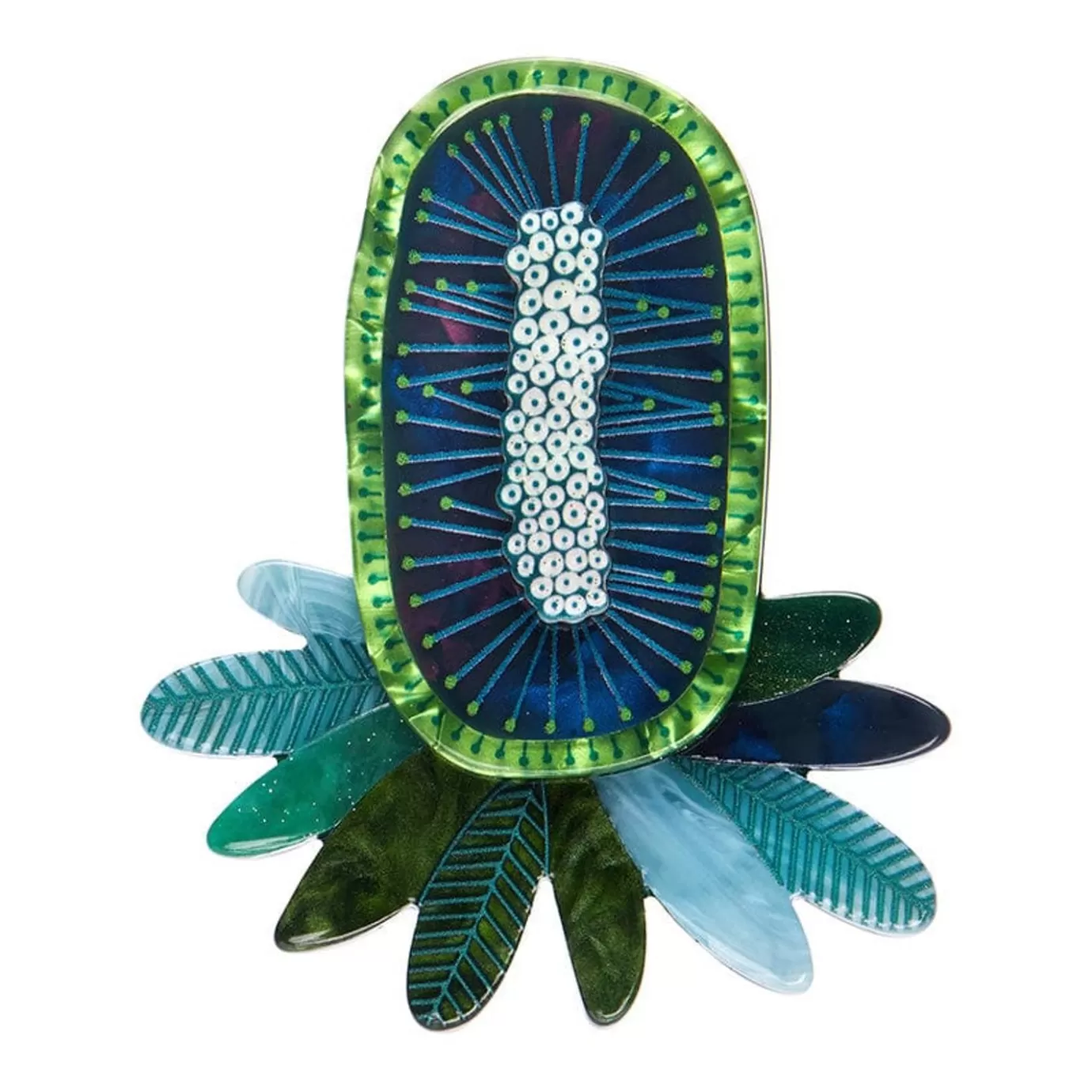 Erstwilder Rhapsody In Blue Brooch* Brooches