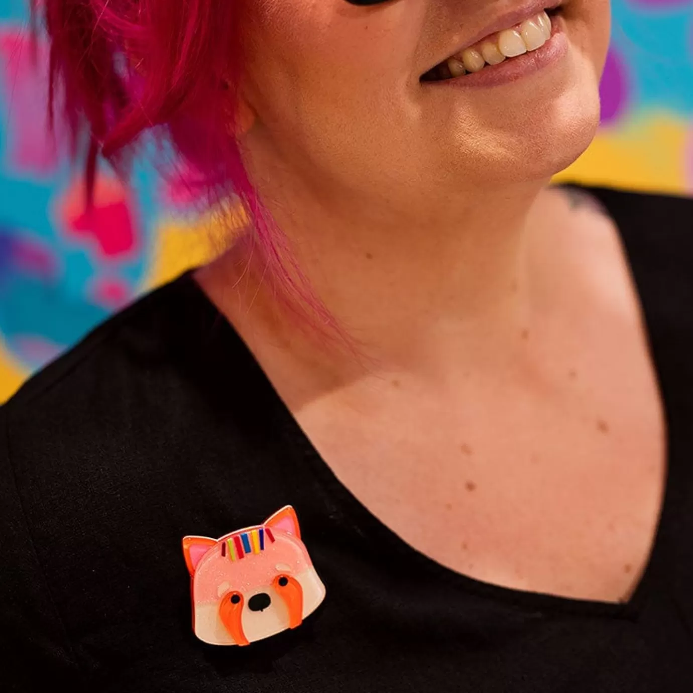 Erstwilder Rhonda The Red Panda Brooch* Brooches