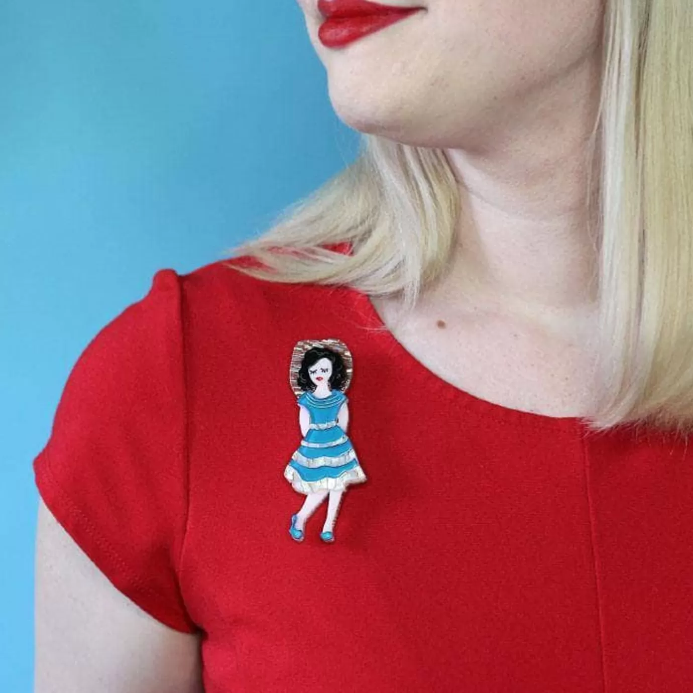 Erstwilder Rockabilly Queen Brooch* Brooches