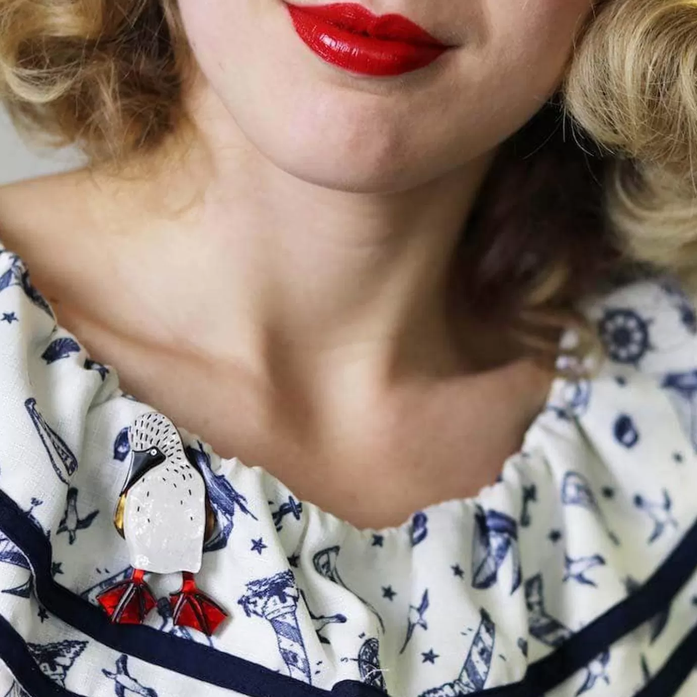 Erstwilder Ruby The Booby Brooch* Brooches
