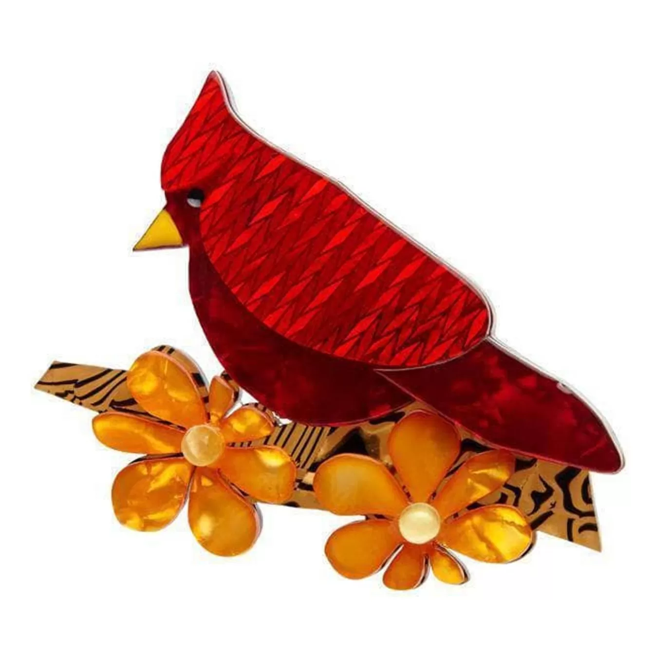Erstwilder Ruby The Red Cardinal Brooch* Brooches
