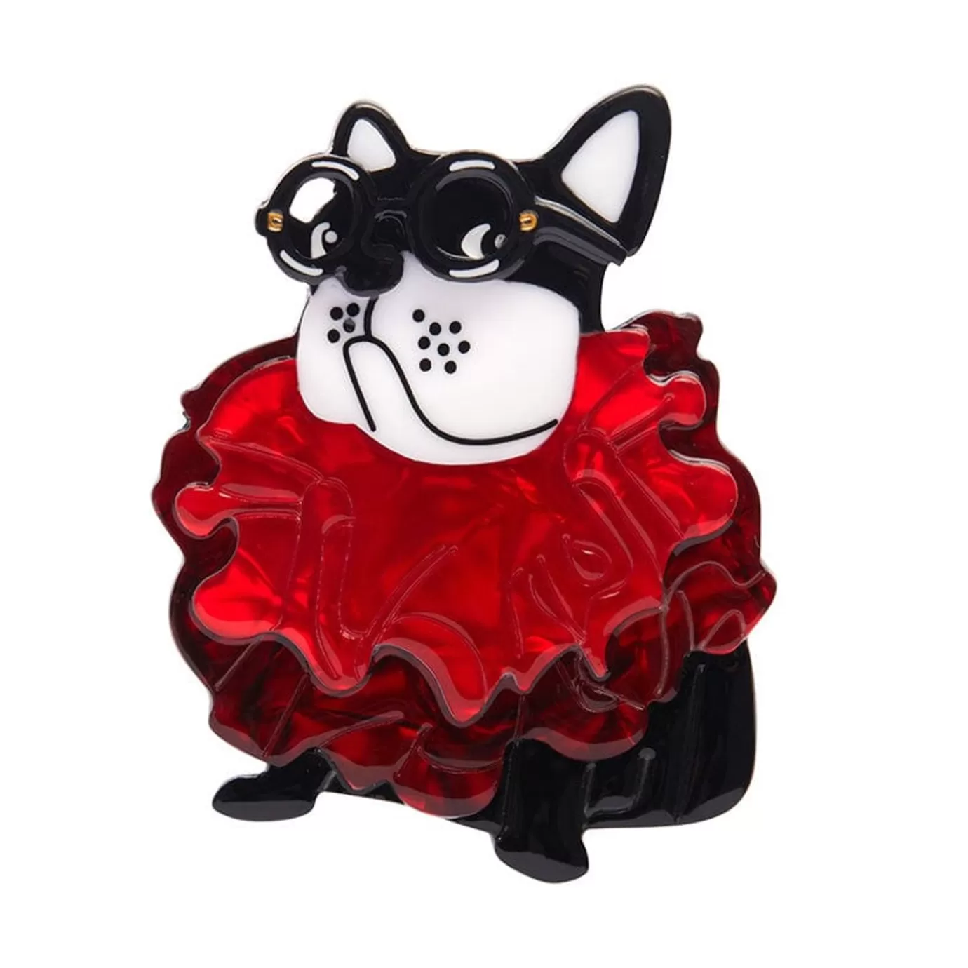 Erstwilder Ruff Ruff-Les Mini Brooch* Brooches