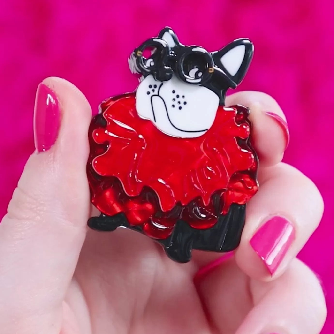 Erstwilder Ruff Ruff-Les Mini Brooch* Brooches