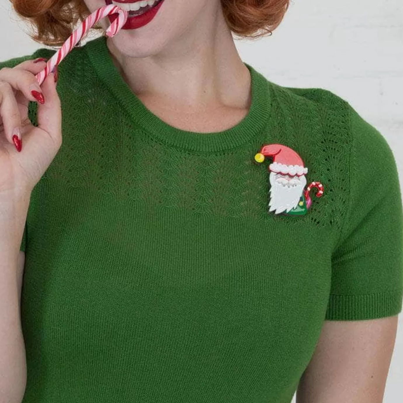 Erstwilder Saint Nick Brooch* Brooches