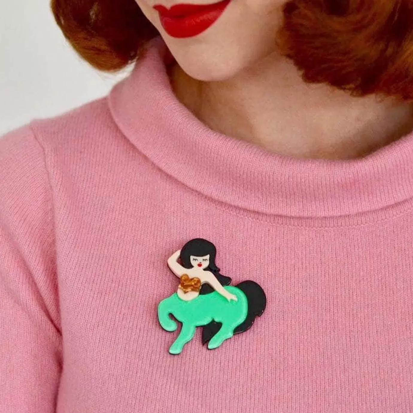 Erstwilder Sarah The Centauress Brooch* Brooches