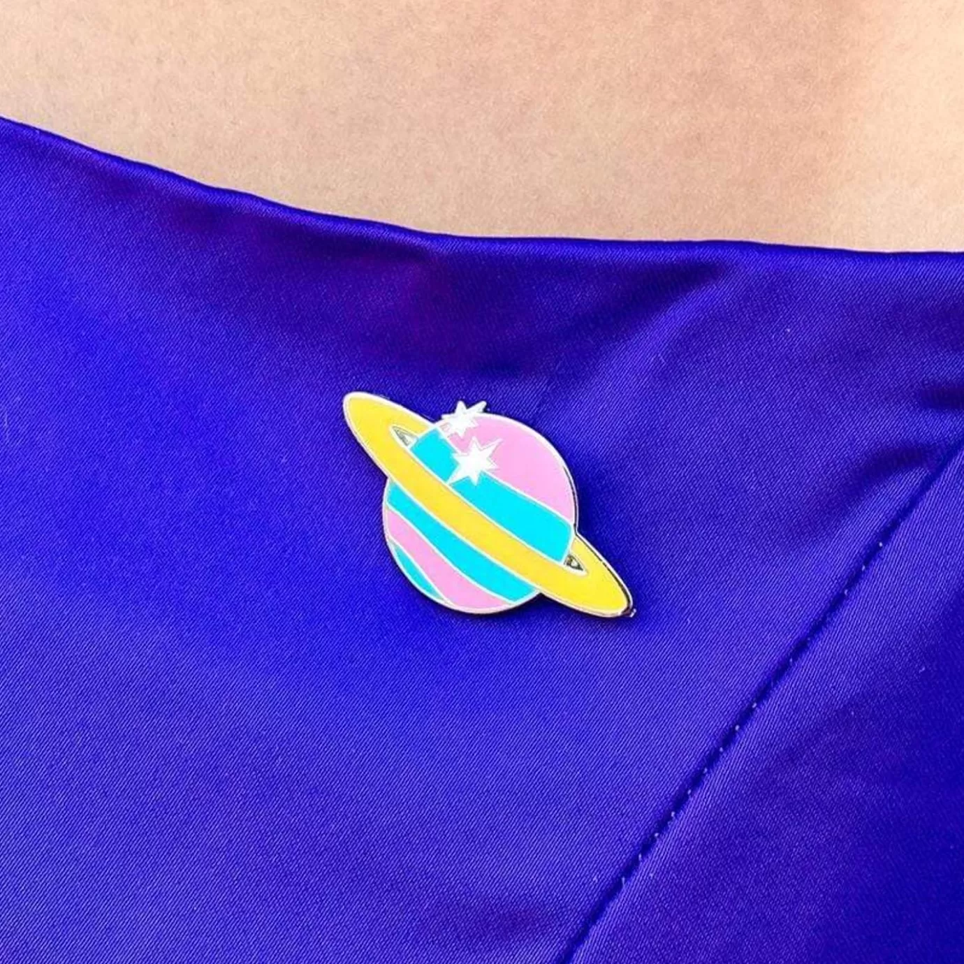 Erstwilder Saturn The Sixth Enamel Pin* Enamel Pins