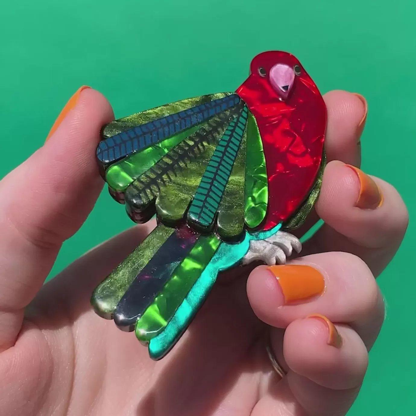 Erstwilder Scarlet Sovereign Brooch* Brooches