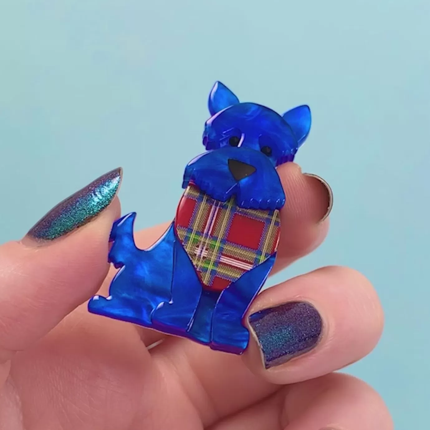 Erstwilder Scooter The Scotty Mini Brooch* Brooches