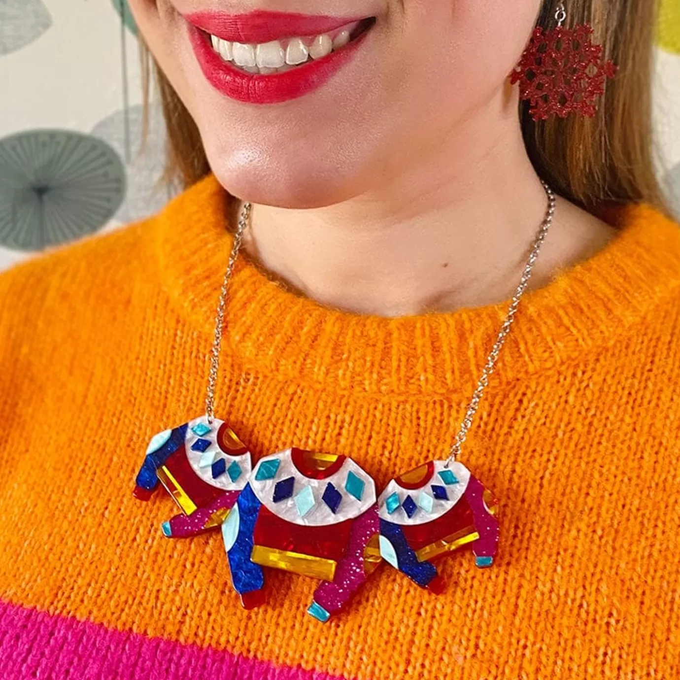 Erstwilder Seasonal Sweater Necklace* Necklaces