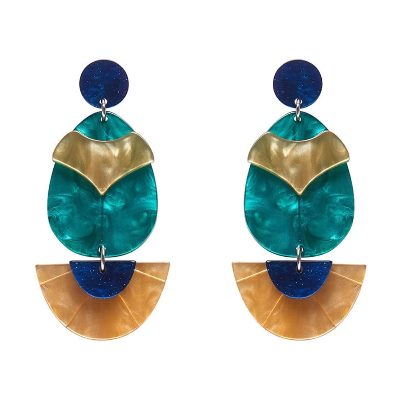 Erstwilder Secret Scarab Drop Earrings* Earrings