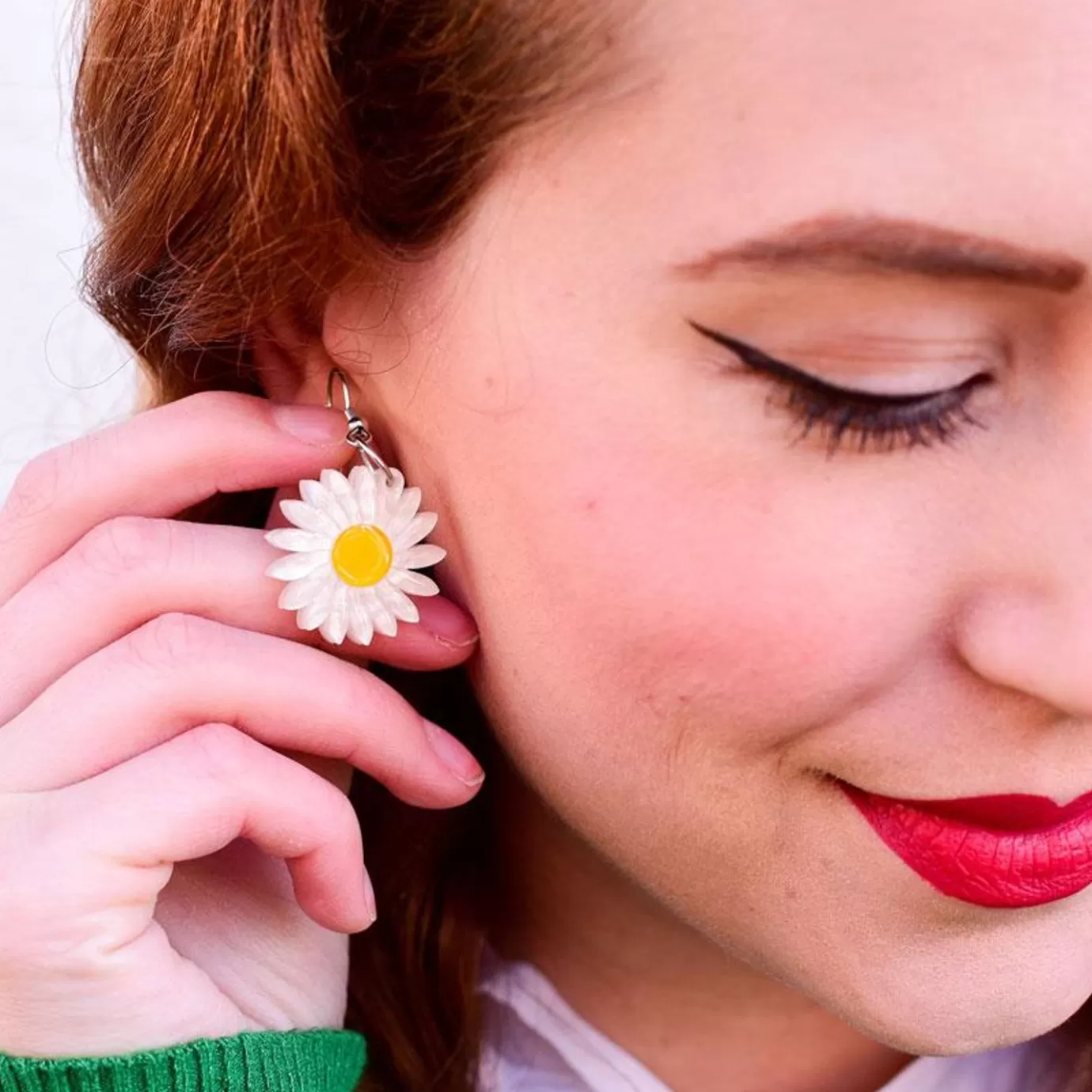 Erstwilder She Loves Me Daisy Drop Earrings* Earrings