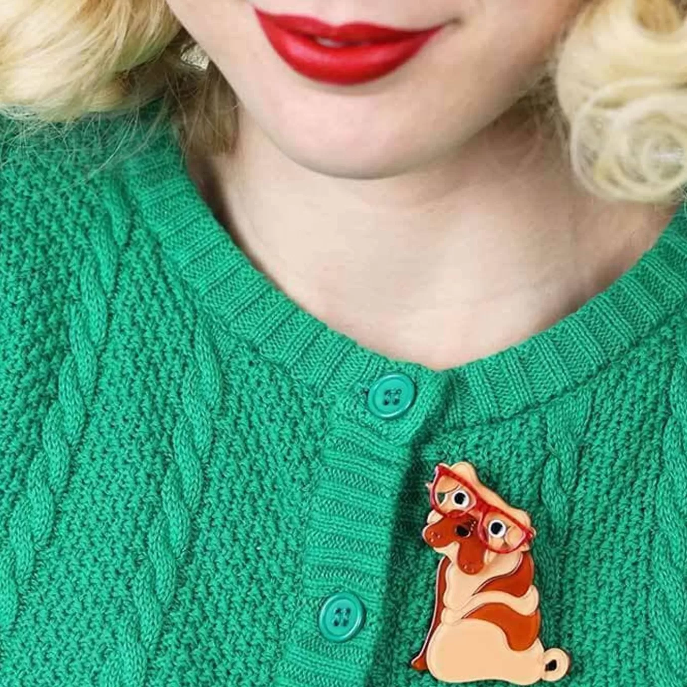 Erstwilder Shi-Ping The Shar Pei Dog Brooch* Brooches