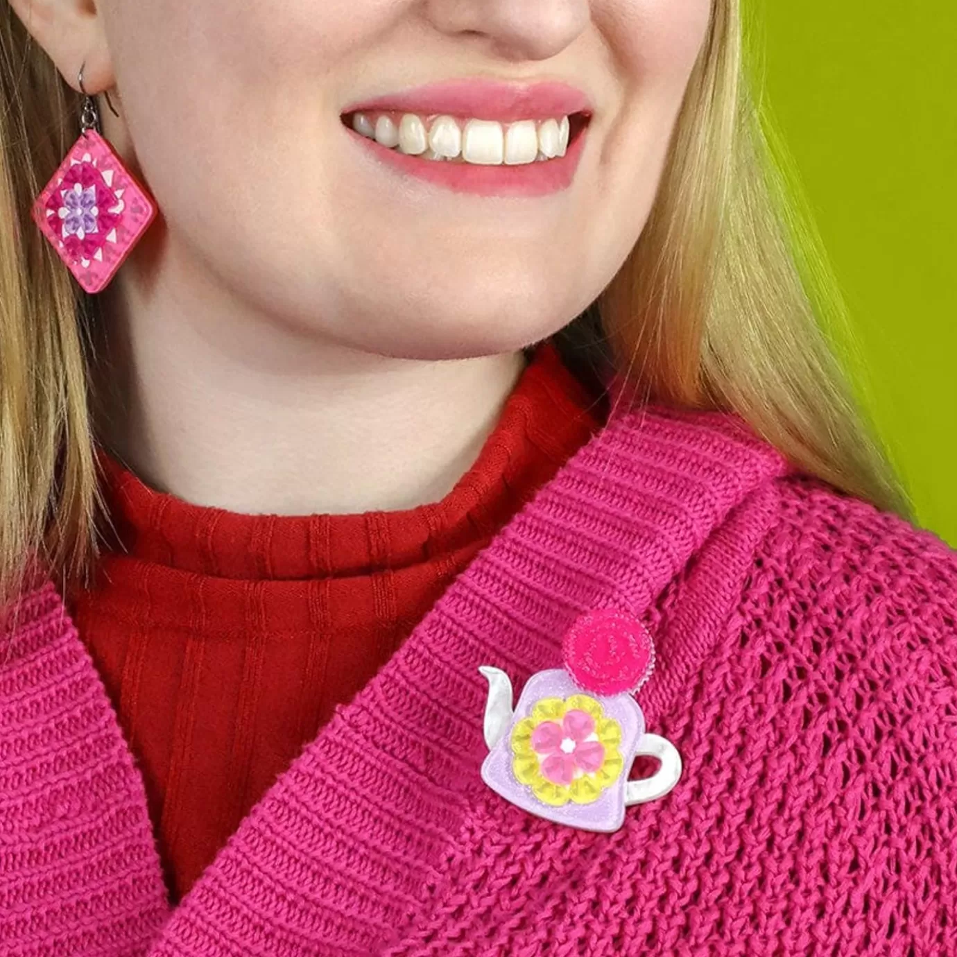 Erstwilder Short, Stout And Cosy Brooch* Brooches