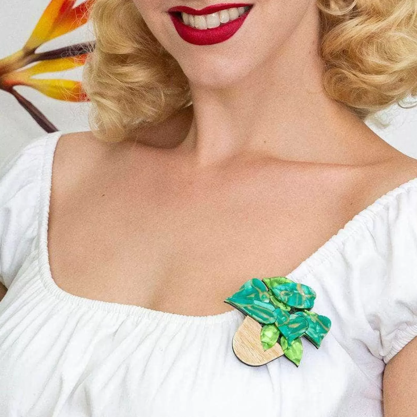 Erstwilder Show Me The Money Plant Brooch* Brooches