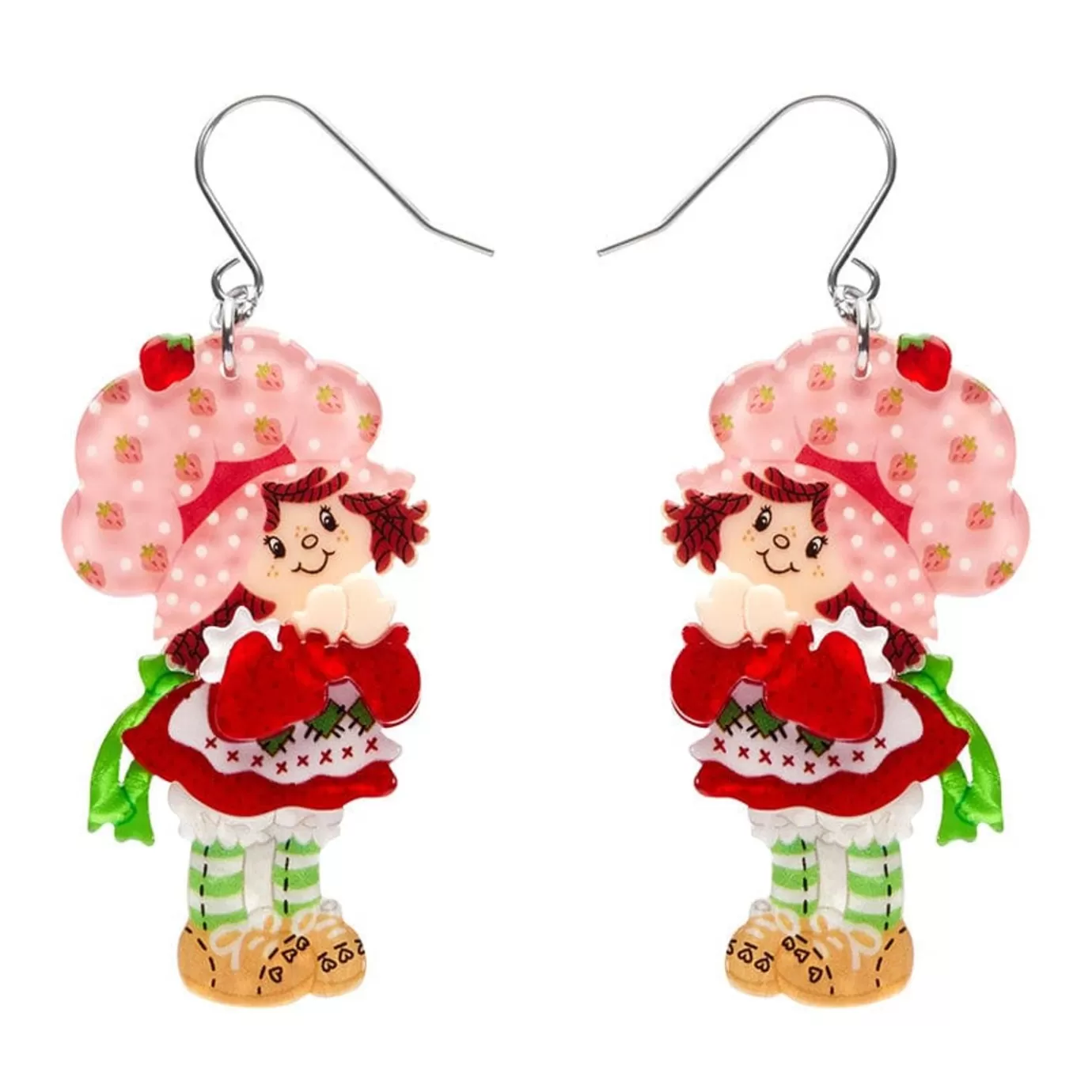 Erstwilder Simple Strawberry Pleasures Drop Earrings* Earrings