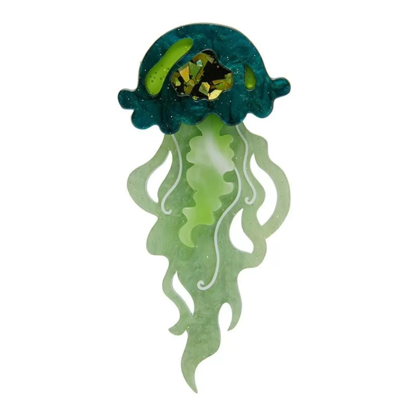 Erstwilder Slippin' Under Jellyfish Brooch* Brooches