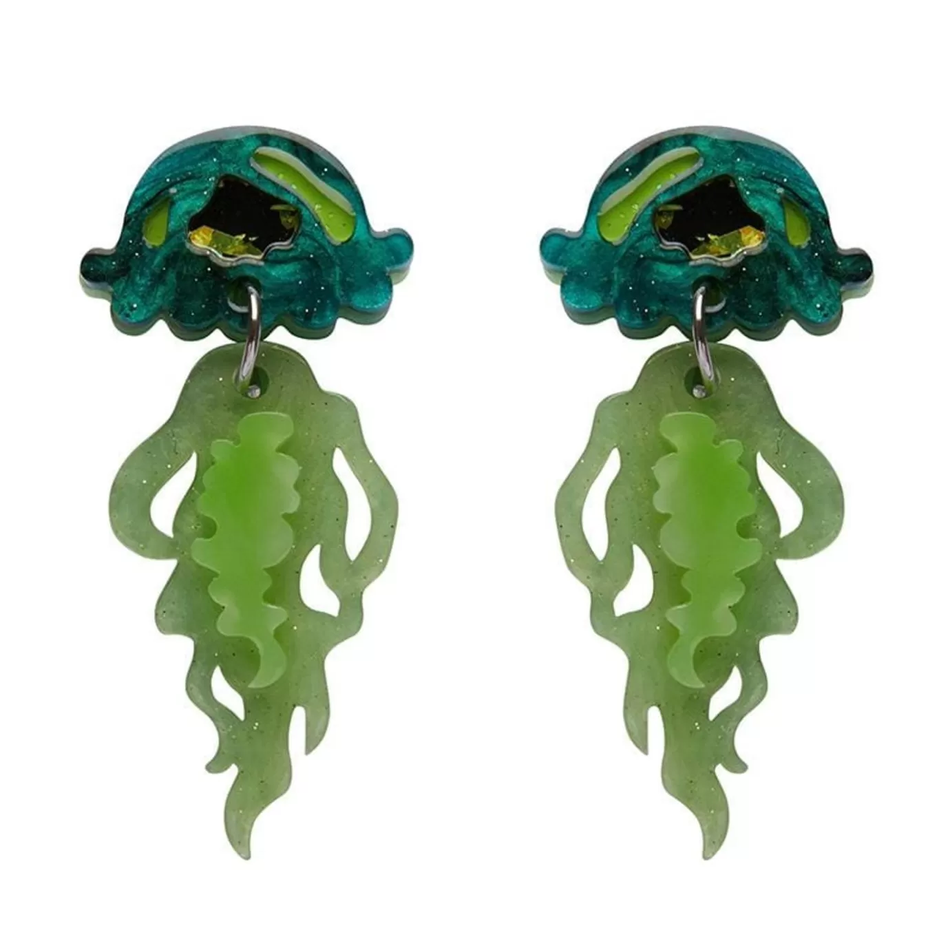 Erstwilder Slippin' Under Jellyfish Earrings* Earrings