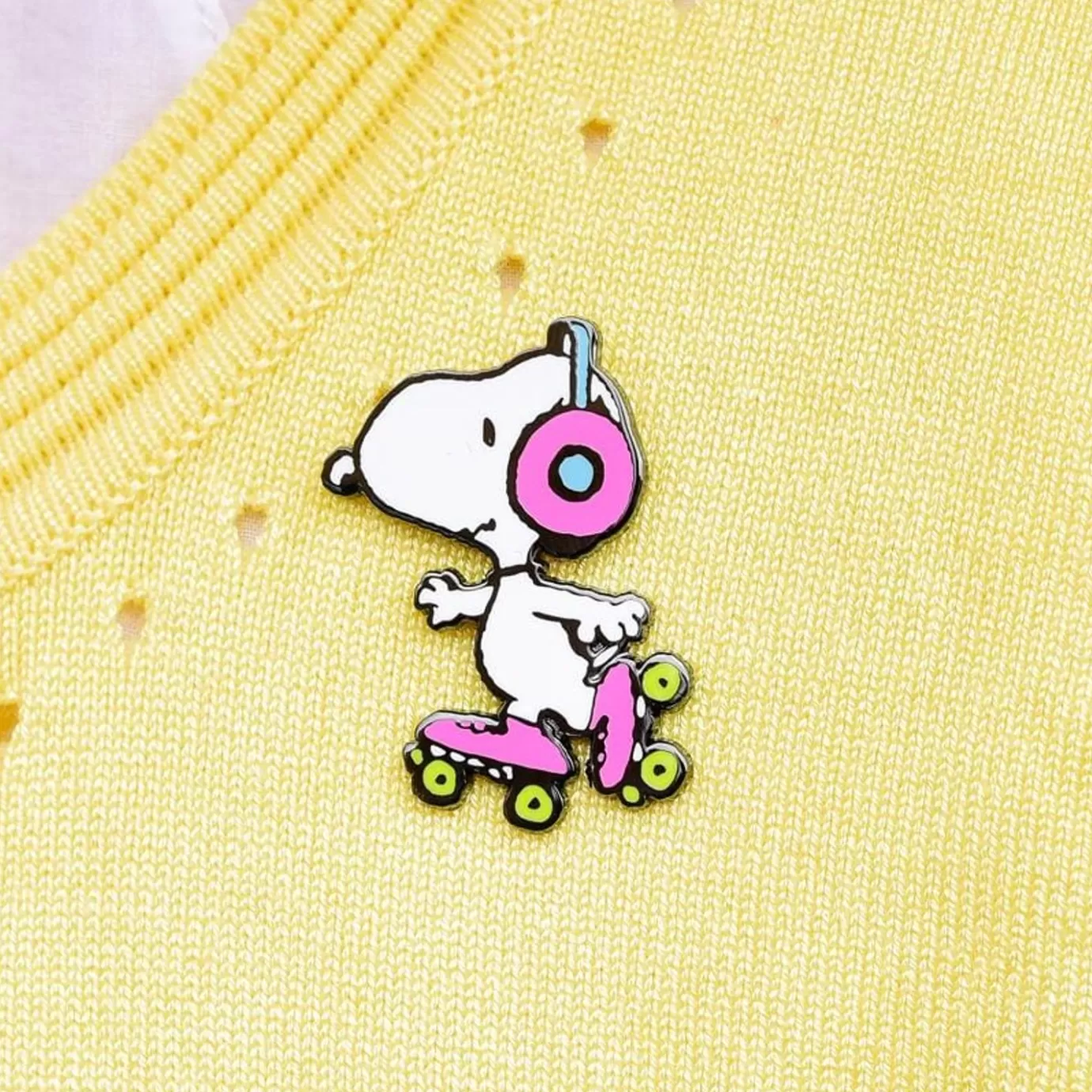 Erstwilder Snoopy On Skates Enamel Pin* Enamel Pins