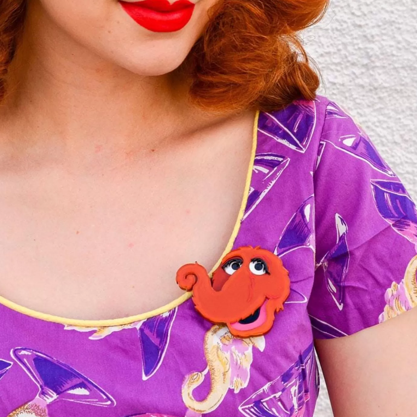 Erstwilder Snuffleupagus Brooch* Brooches