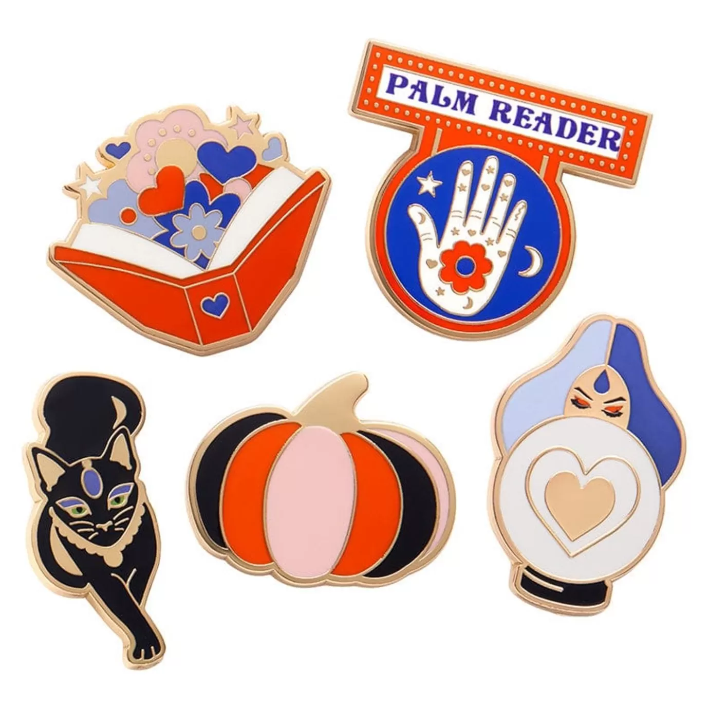 Erstwilder Spellbound Enamel Pin Pack - 5 Piece* Enamel Pins