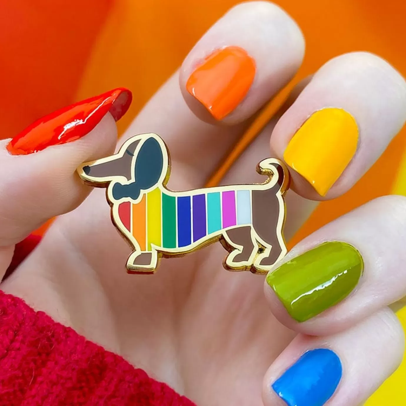 Erstwilder Spiffy The Supportive Dog Enamel Pin* Enamel Pins