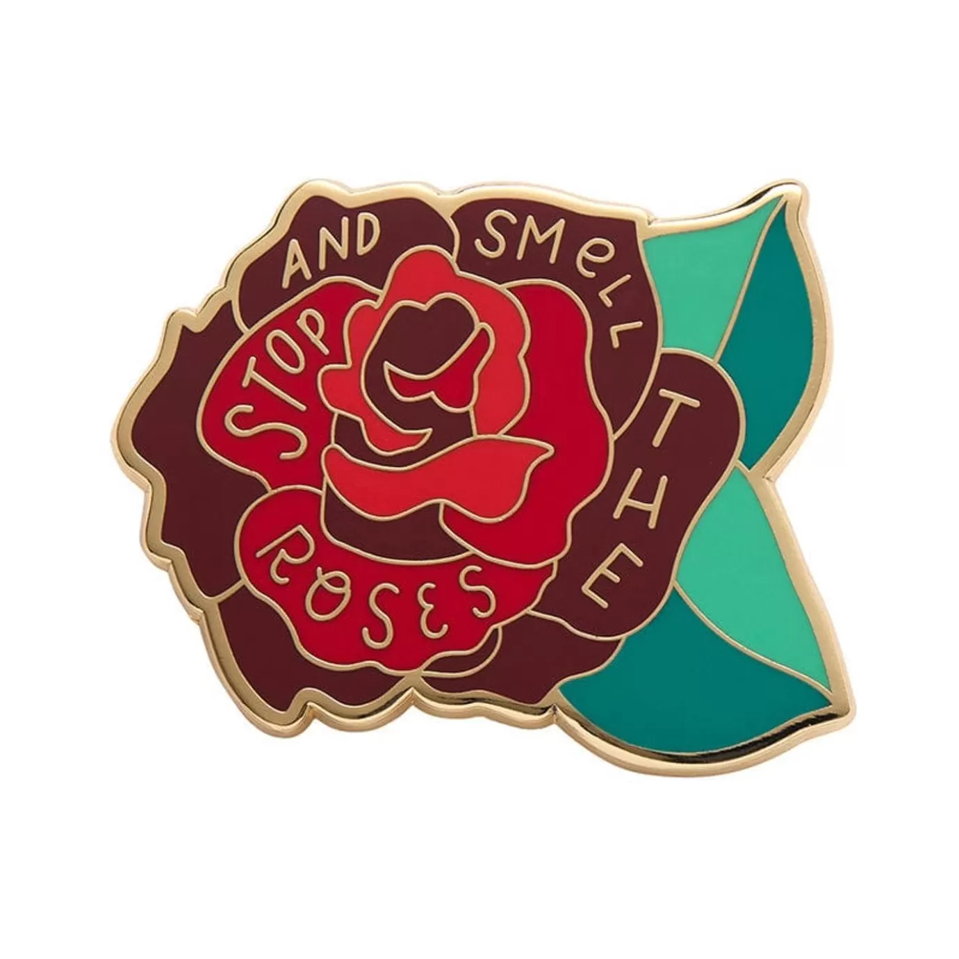 Erstwilder Stop And Smell The Roses Enamel Pin* Enamel Pins