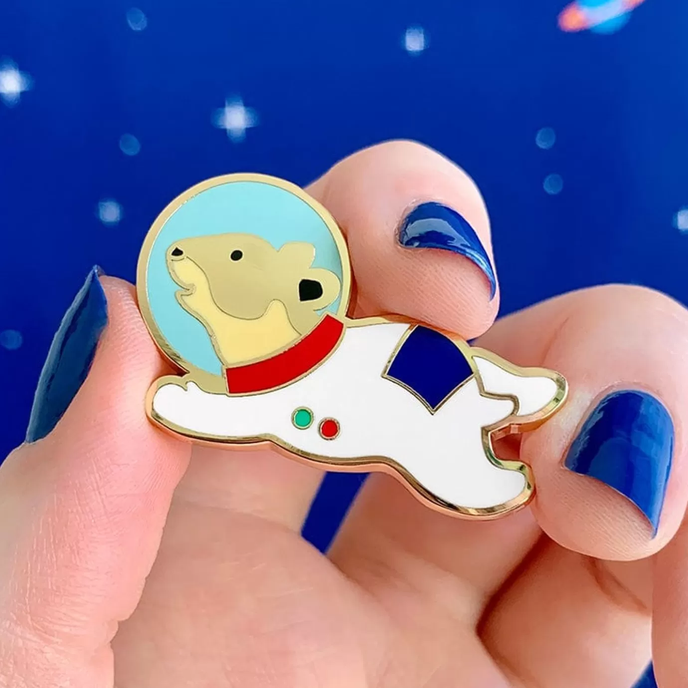 Erstwilder Stout-Hearted Spaceham Enamel Pin* Enamel Pins