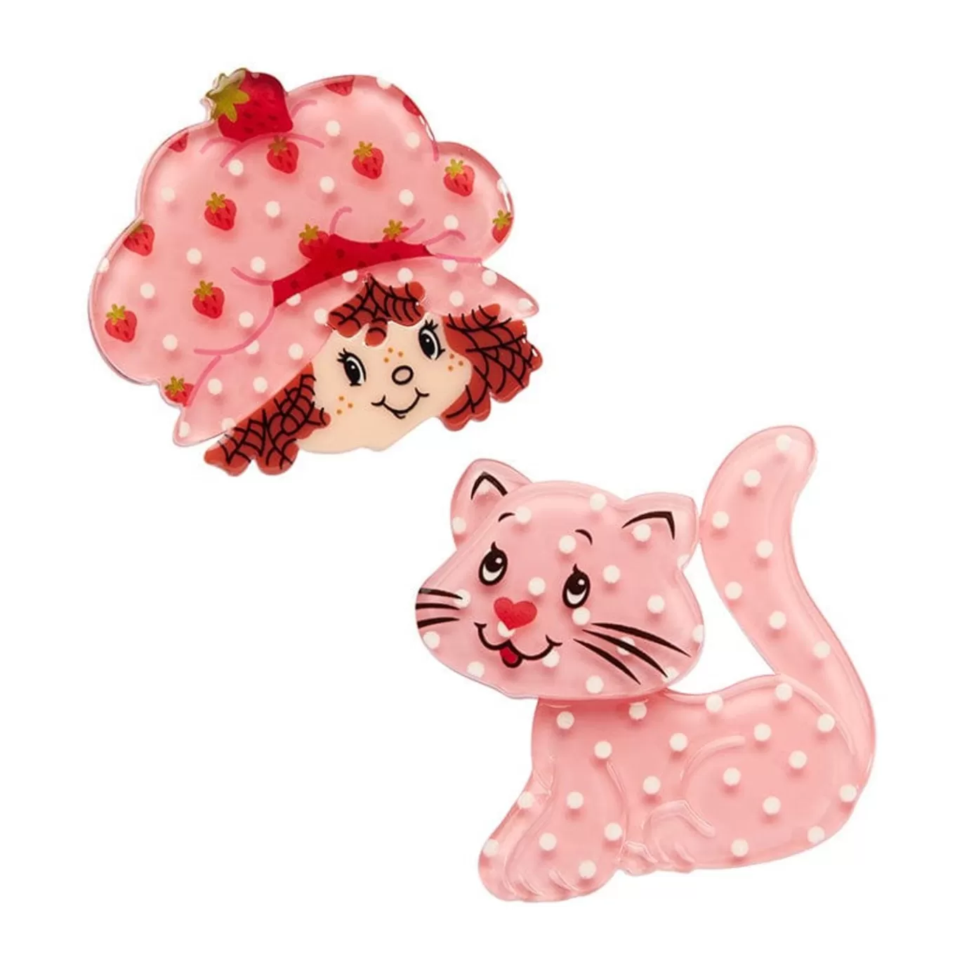 Erstwilder Strawberries And Custard Hair Clips Set - 2 Piece* Hair Clips & Claws