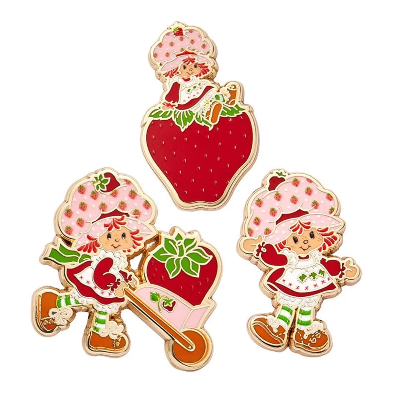 Erstwilder Strawberry Shortcake Enamel Pin Pack - 3 Piece* Enamel Pins