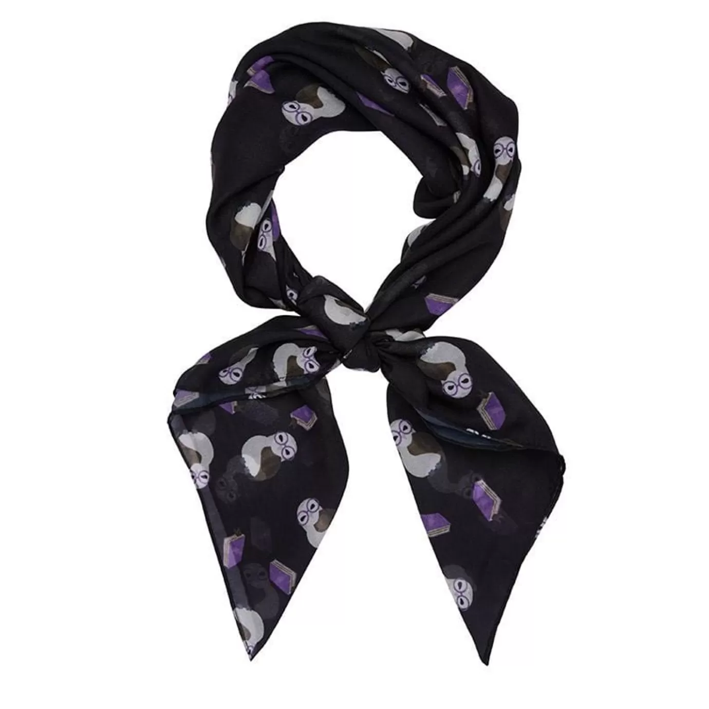 Erstwilder Studious Snow Owl Head Scarf* Scarves