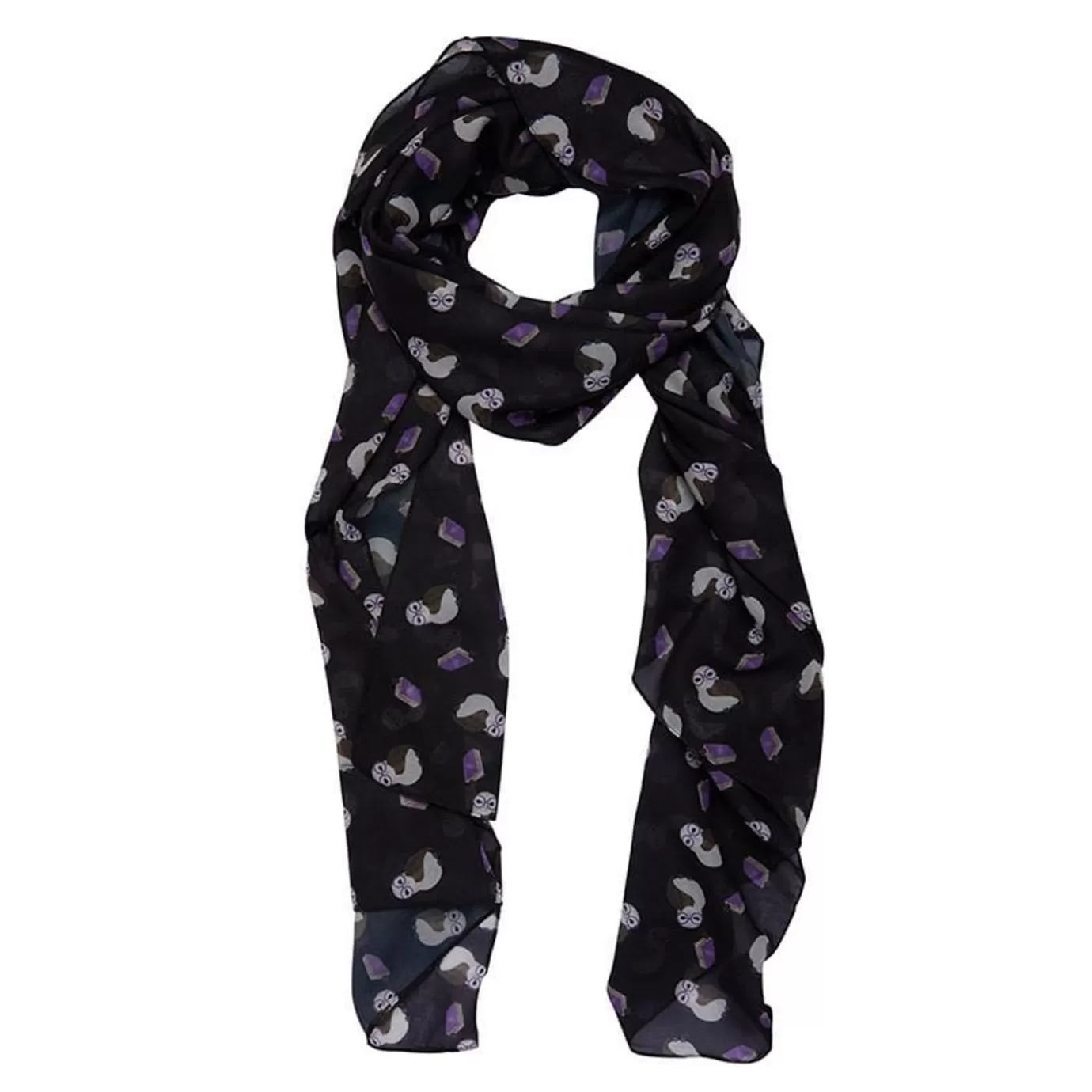 Erstwilder Studious Snow Owl Large Neck Scarf* Scarves