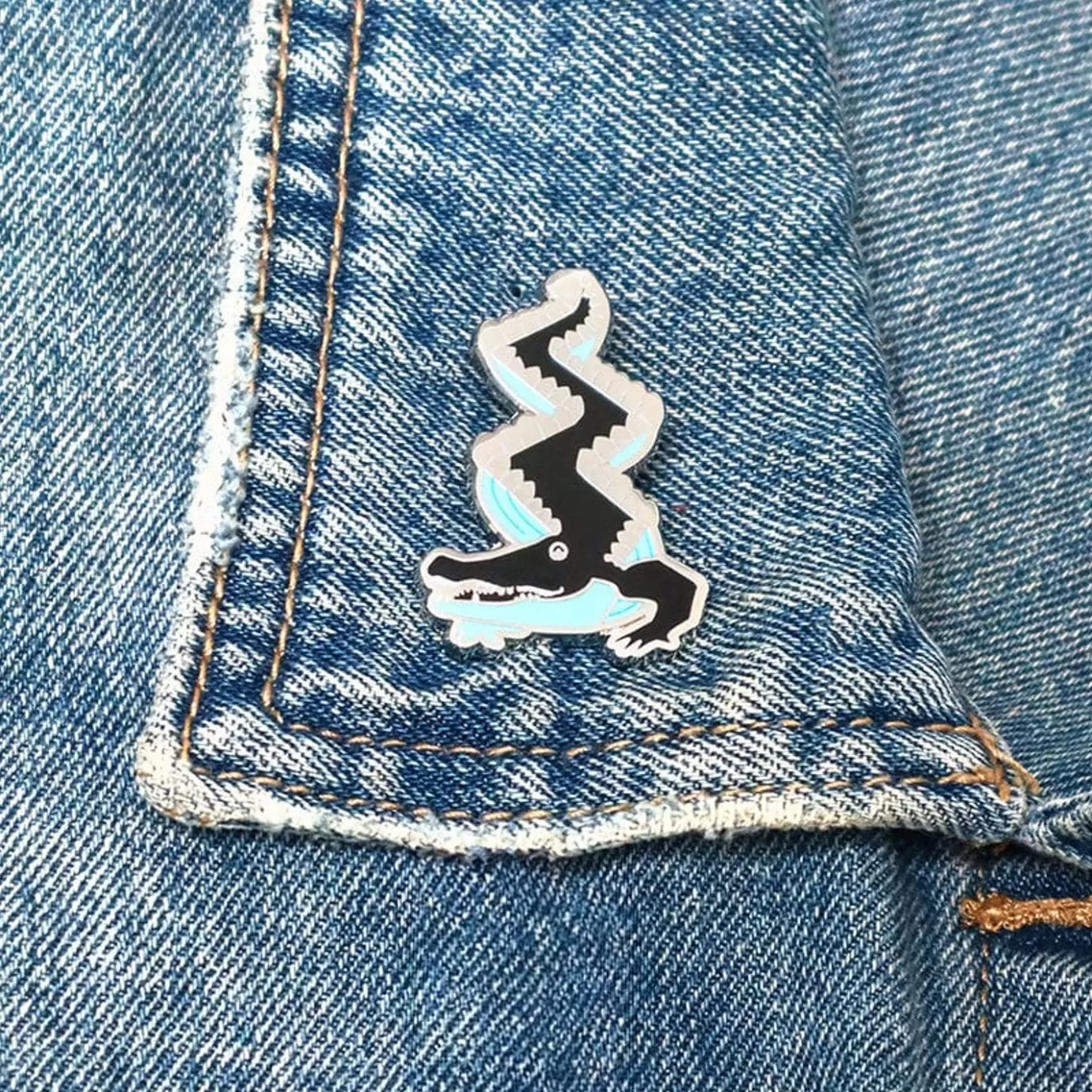 Erstwilder Stylish Smile Enamel Pin* Enamel Pins