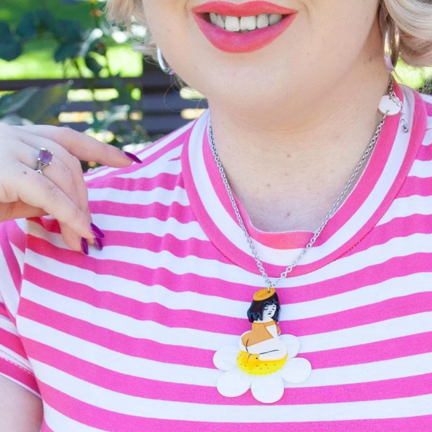 Erstwilder Sweet Marguerite Necklace* Necklaces