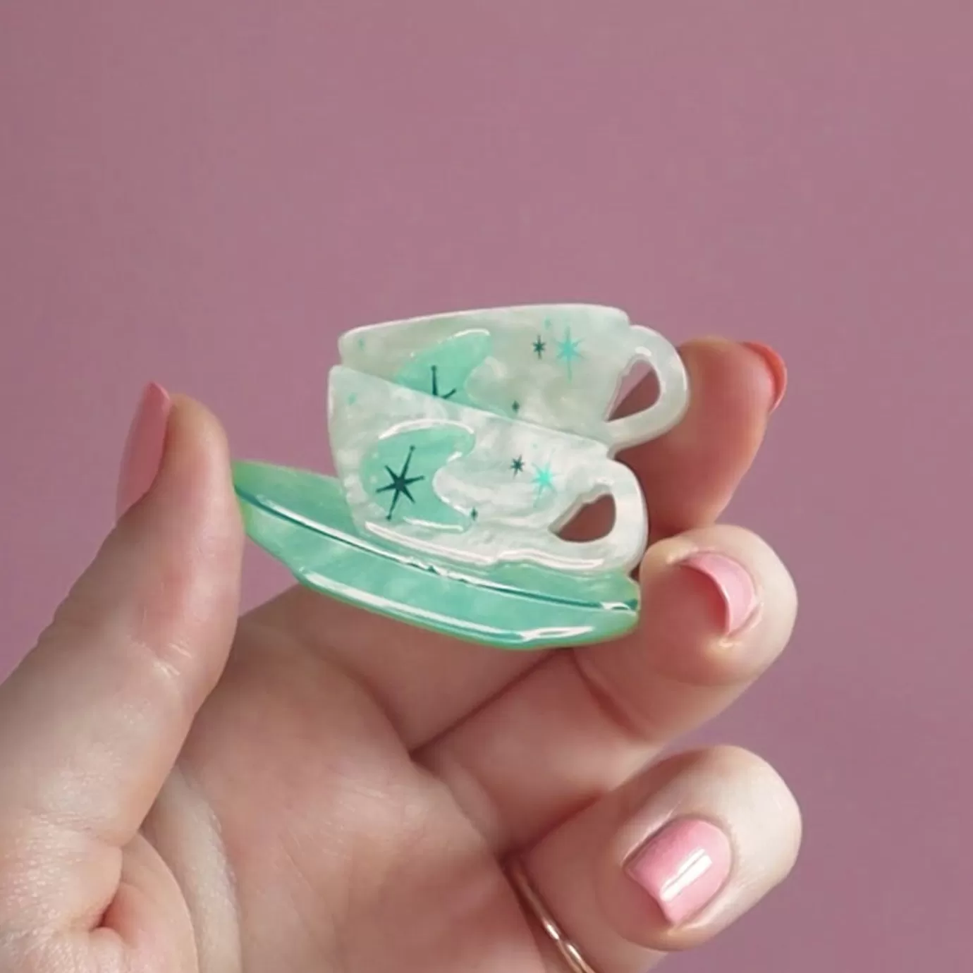 Erstwilder Tea And Sympathy Mini Brooch* Brooches