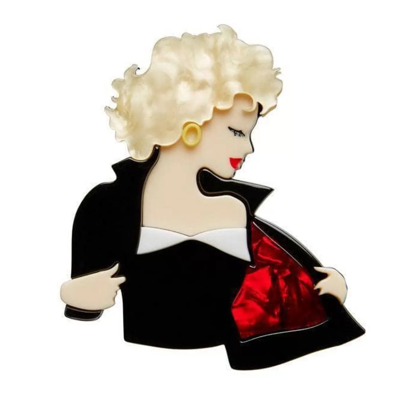 Erstwilder Tell Me About It, Stud Brooch* Brooches