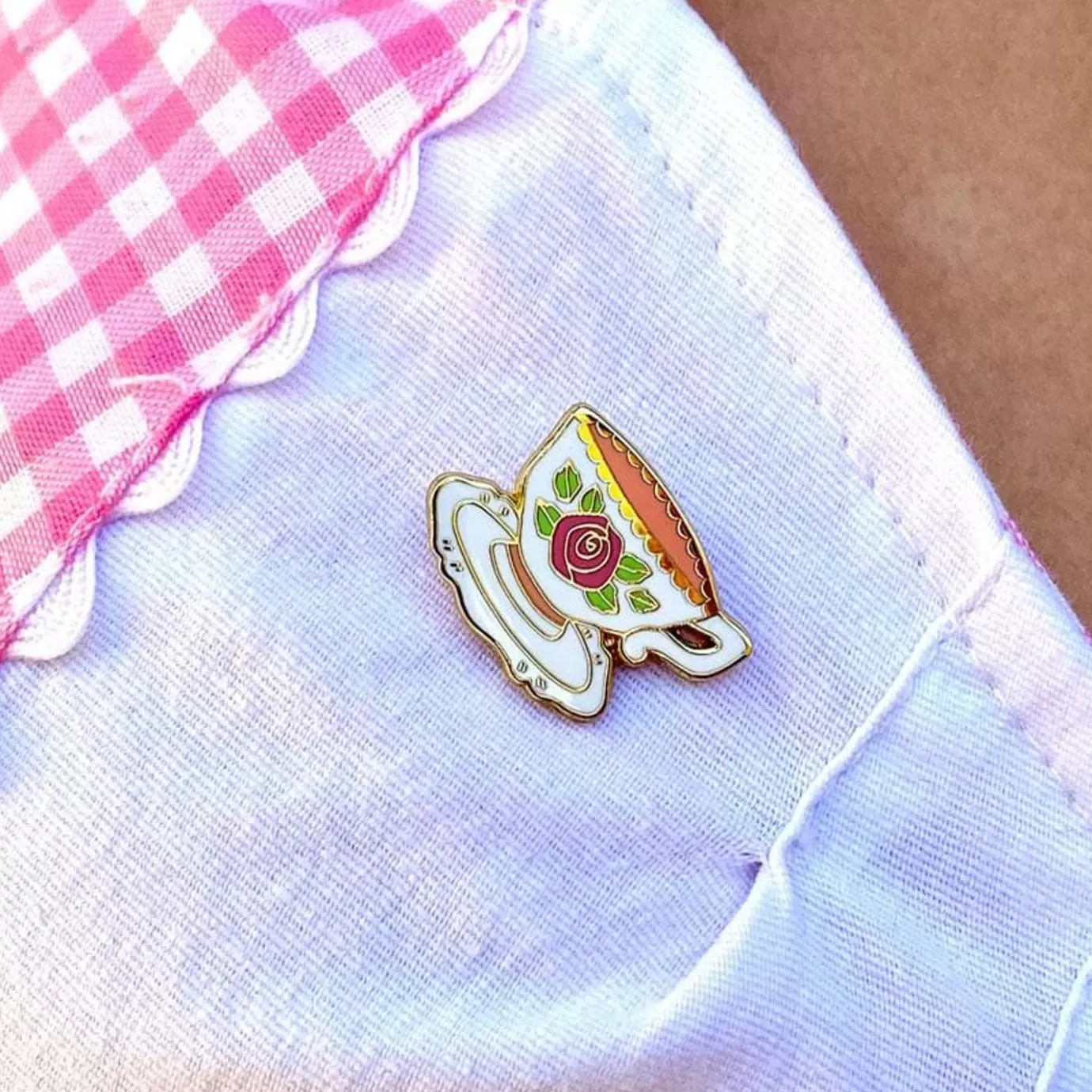 Erstwilder Telltale Teacup Enamel Pin* Enamel Pins