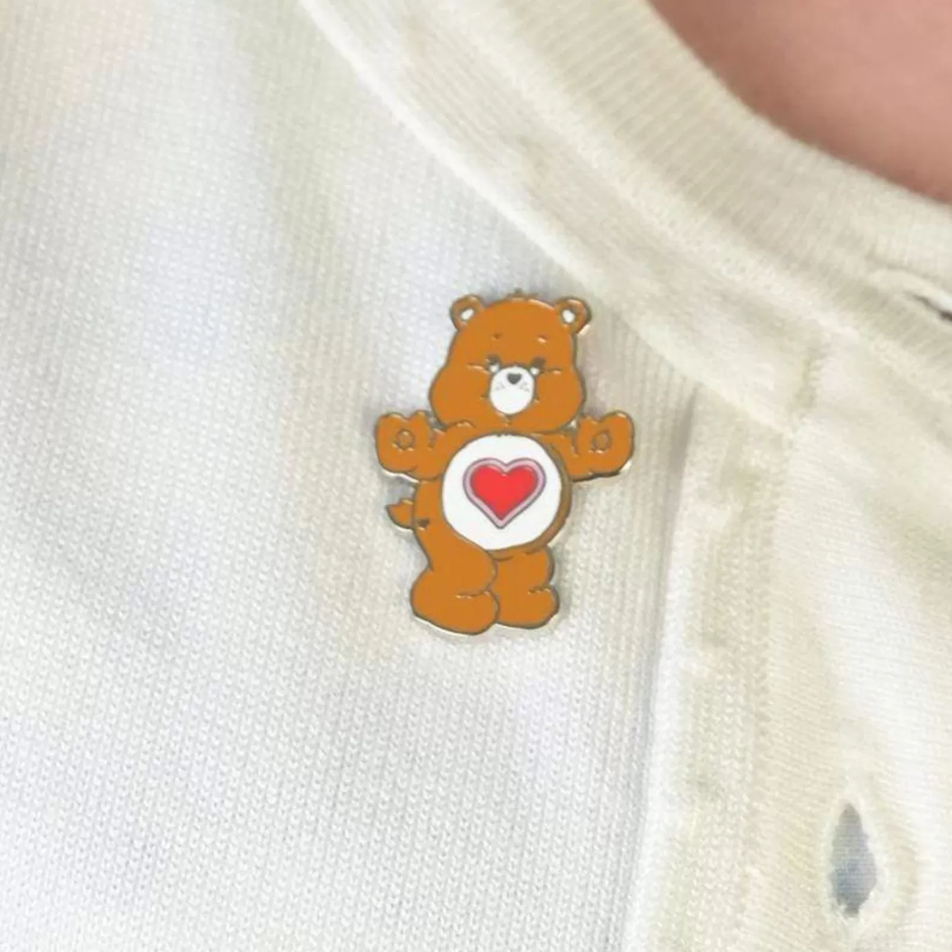 Erstwilder Tenderheart Bear Enamel Pin* Enamel Pins