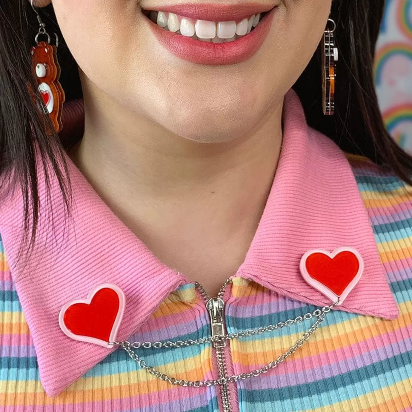 Erstwilder Tenderheart Double Brooch* Brooches